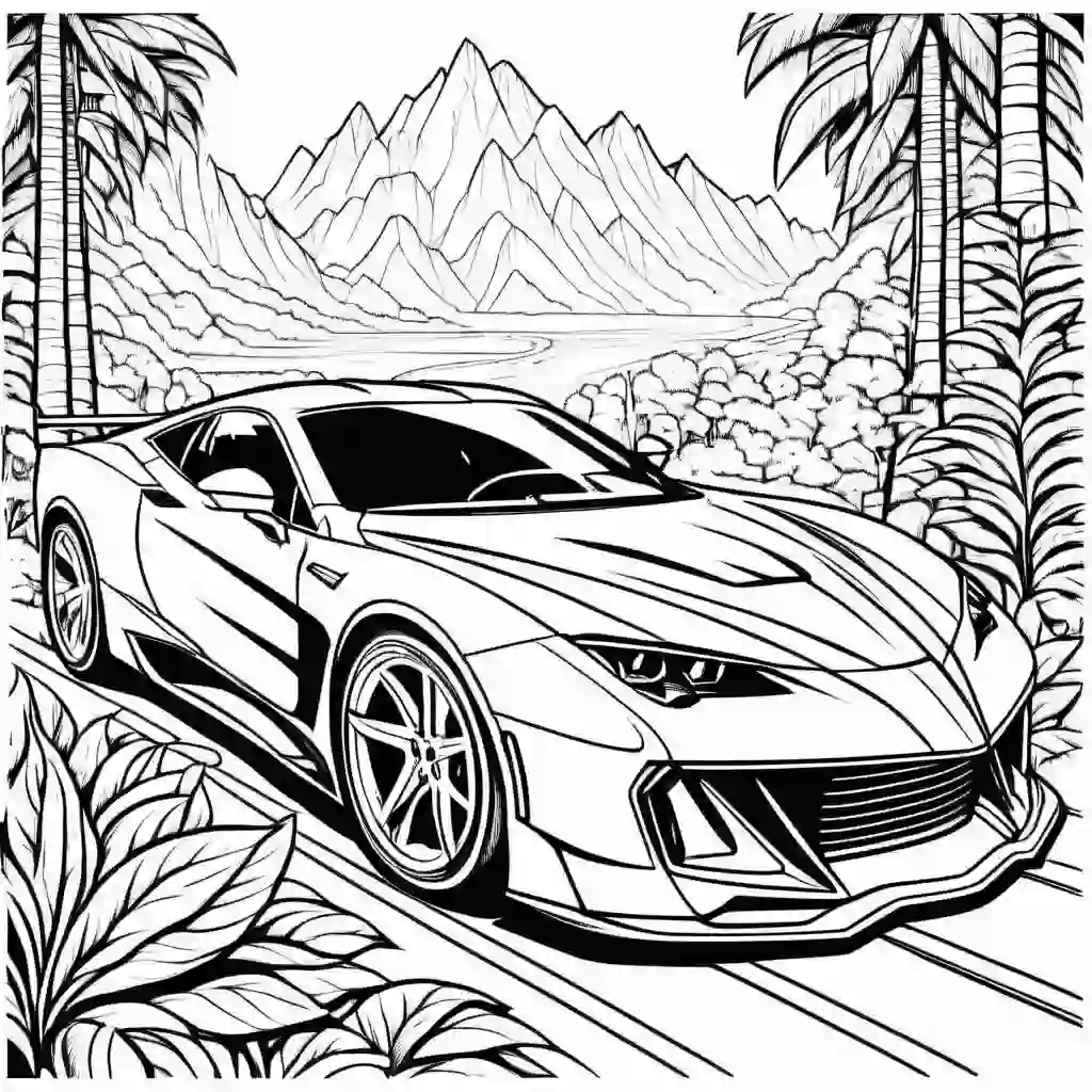 Super Car coloring pages